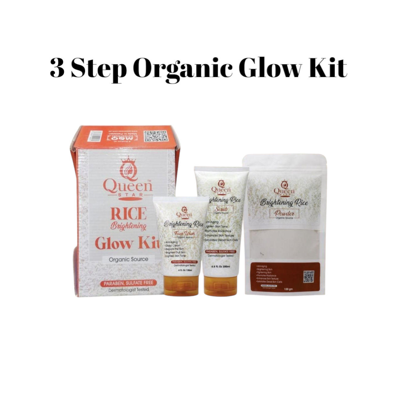 QS Brightening Rice Organic Kit 3p