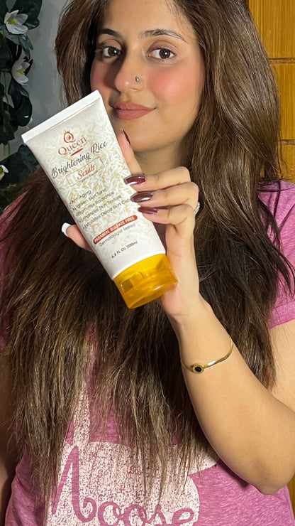 QS Brightening Rice organic Scrub 200ml
