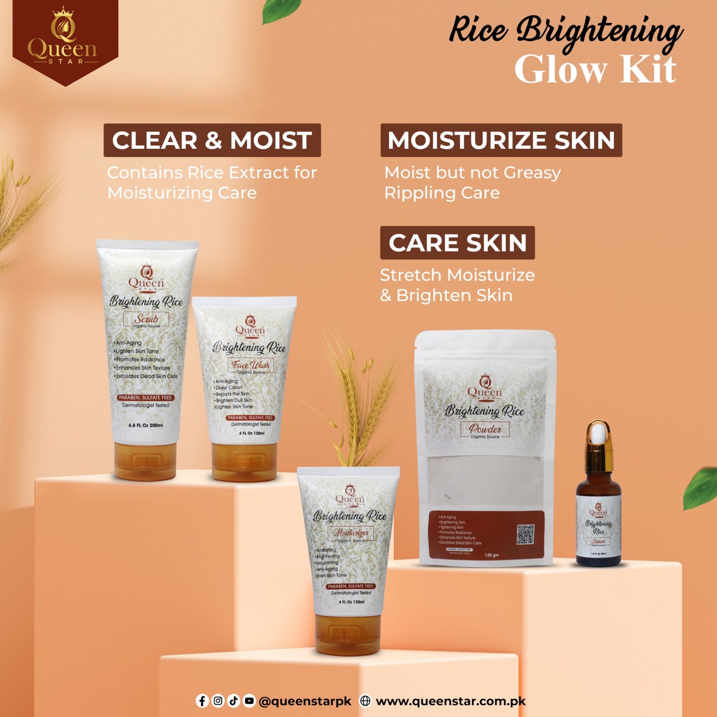 Brightening Rice Organic Kit 5P