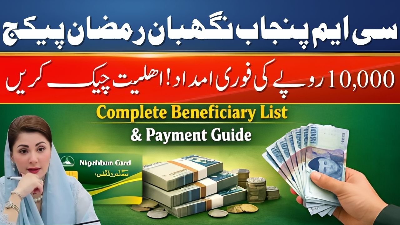 CM Punjab Nigahban Card