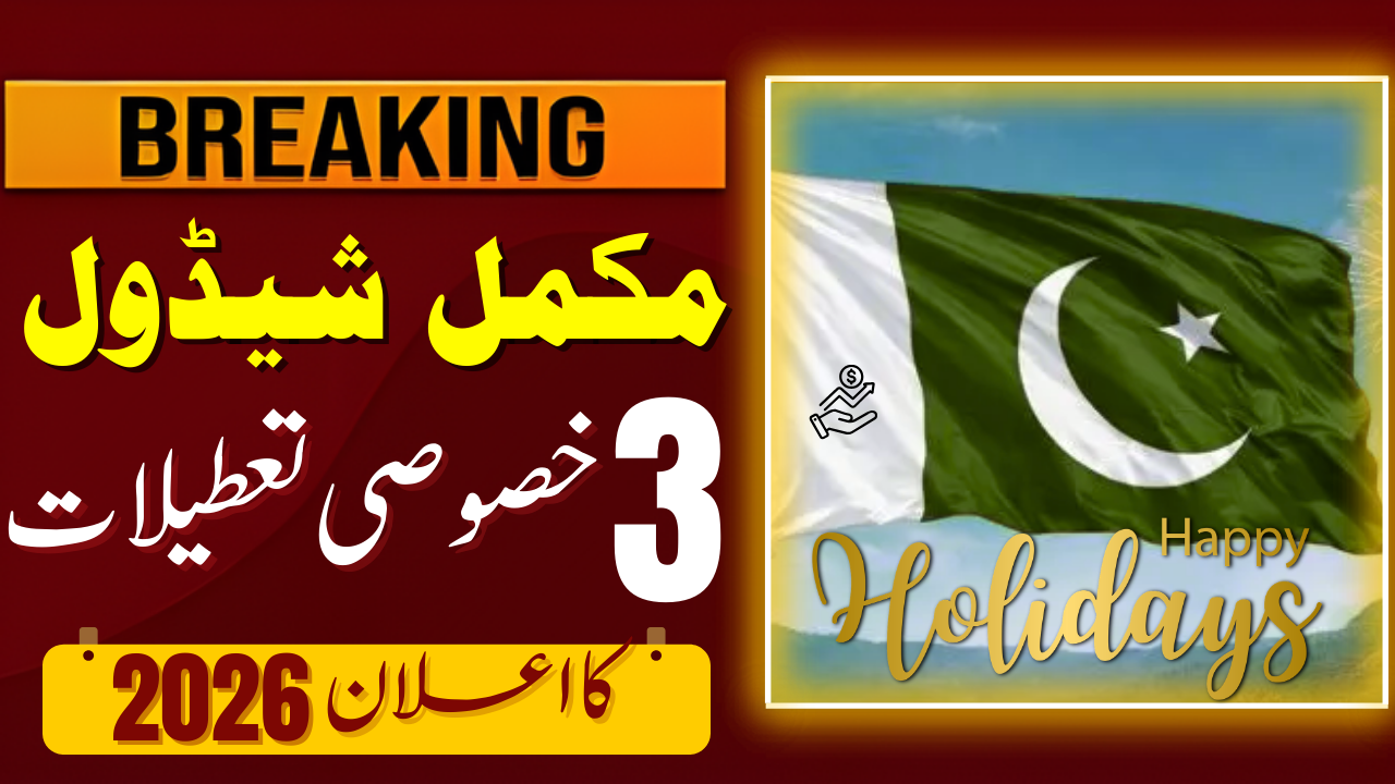 3 Special Public Holidays