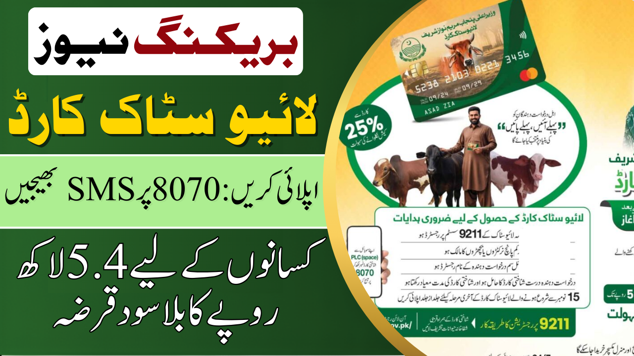 CM Punjab Livestock Card